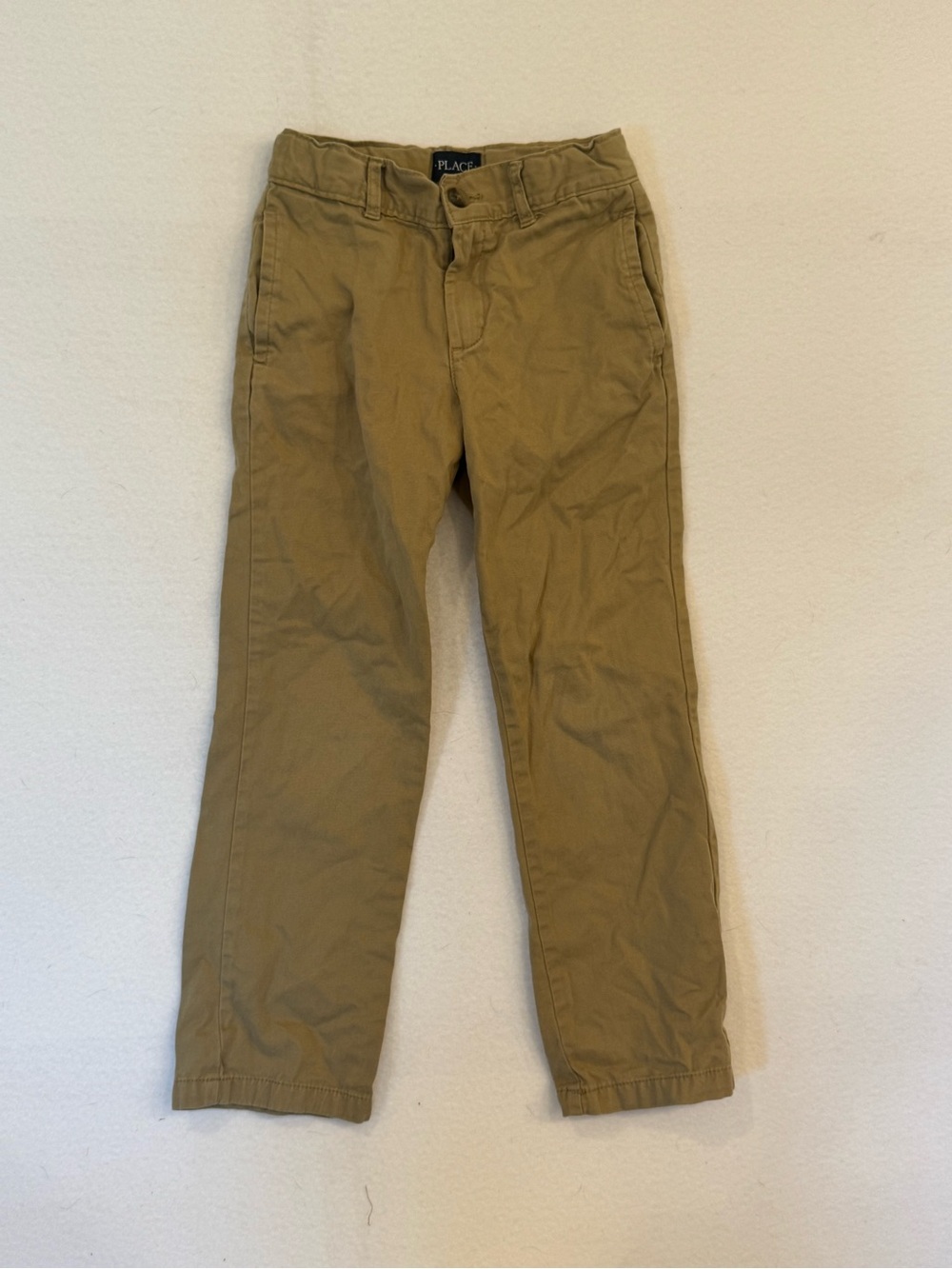 Children's Place Boys Khaki Tan Chino Dress Pants Size 7